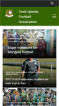 Mobile Screenshot of cookislandsfootball.com